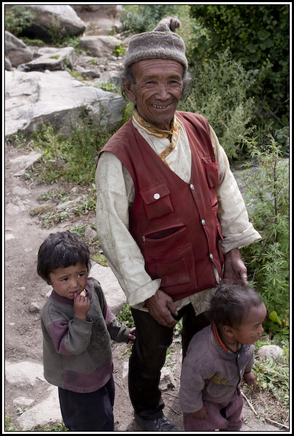 homme enfants nepal