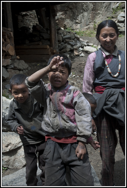 famille humla népal