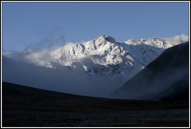 sommet neige népal